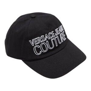 Versace Jeans Couture Baseball Cap Hat Strapback Black Unisex Designer